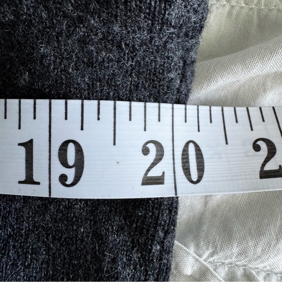 Gap Extra Fine Merino Wool Half-Zip Sweater Men’s M/L –Charcoal Heather Normcore - Picture 8 of 9